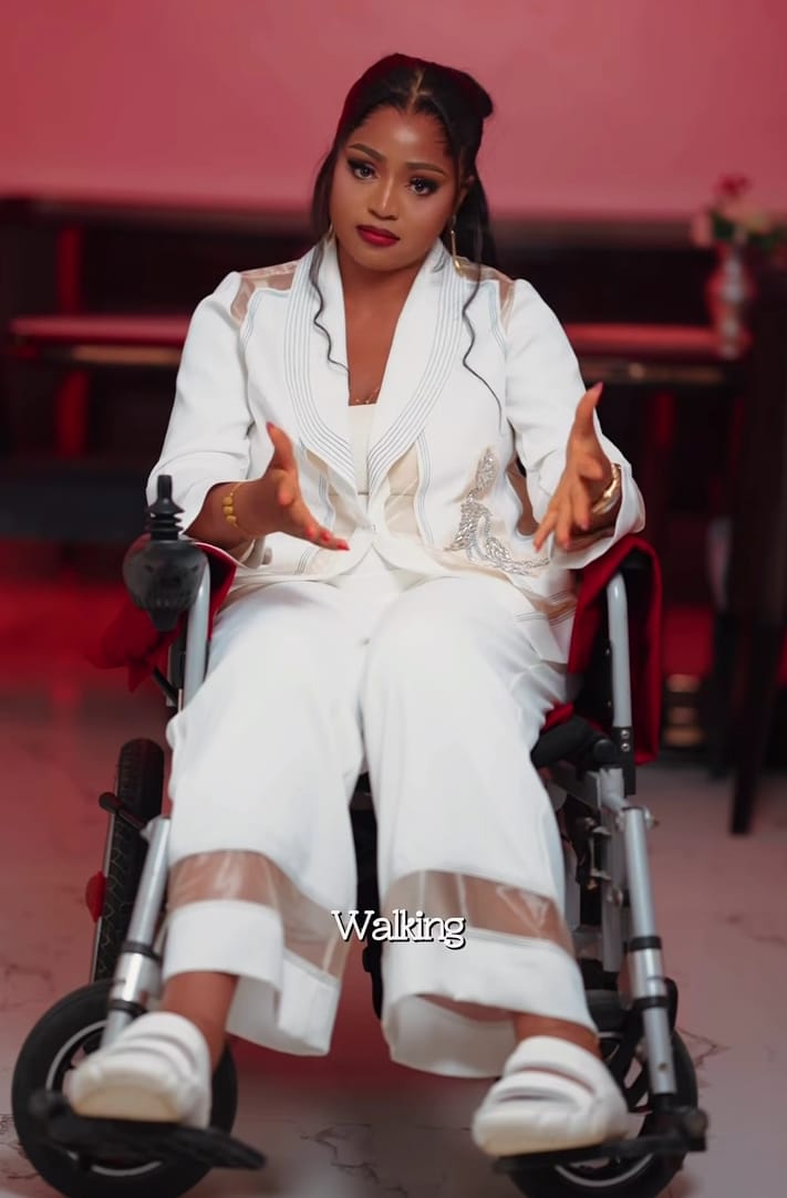 Regina Daniels triggers emotions, prayers as she marks 25 in wheelchair